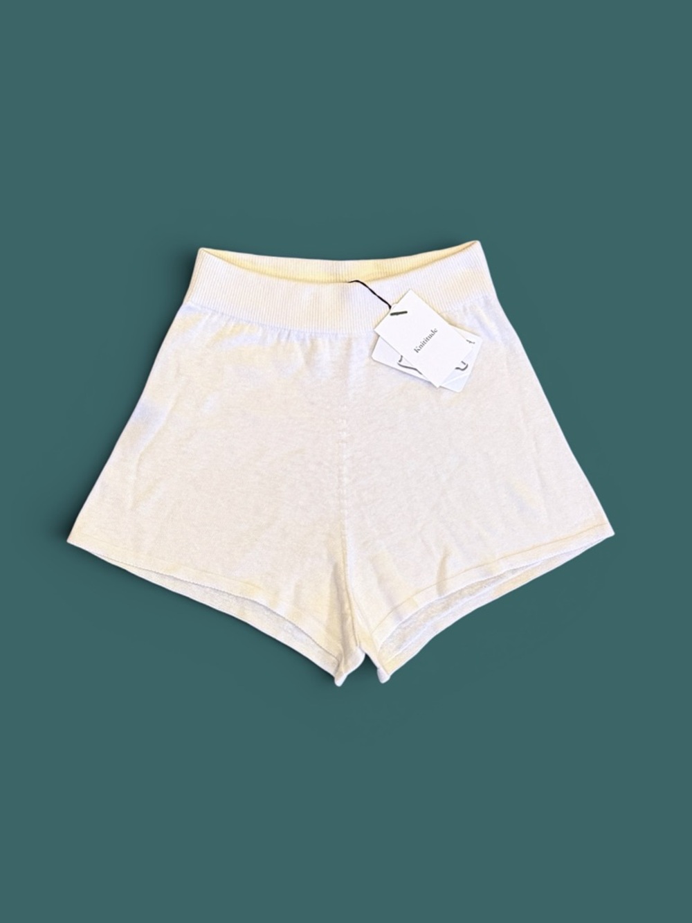 Knititude Lightweight Ivory Shorts